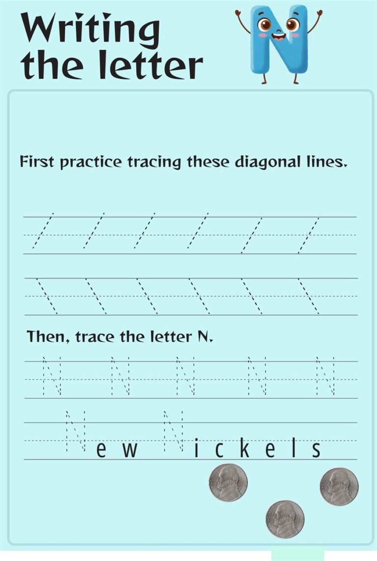 Learning Alphabets activity page 9