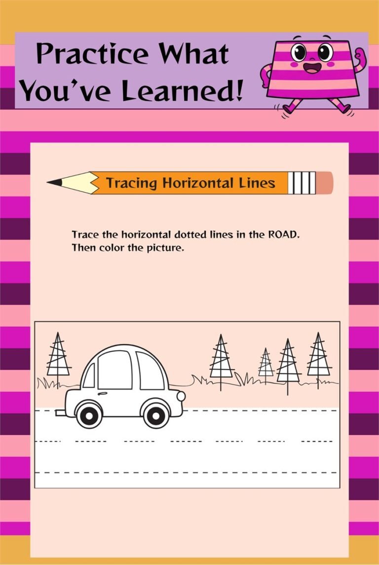 Learning Lines Learning Lines activity page 8