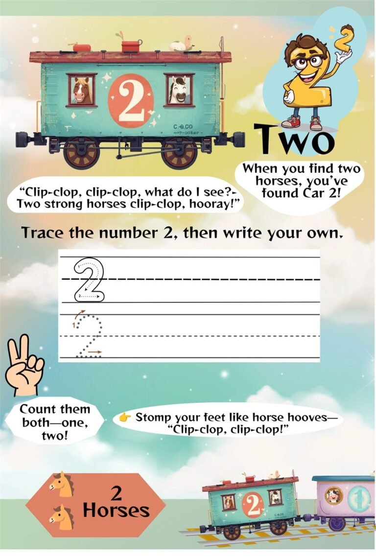 Learning Numbers Learning Numbers activity page 4