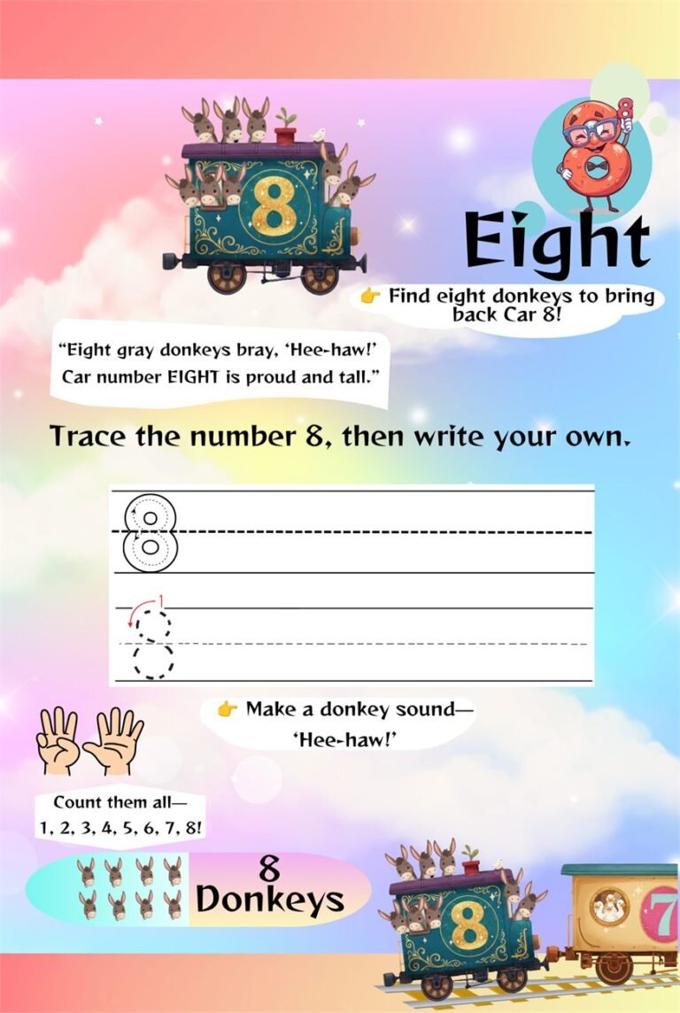 Learning Numbers Learning Numbers activity page 7