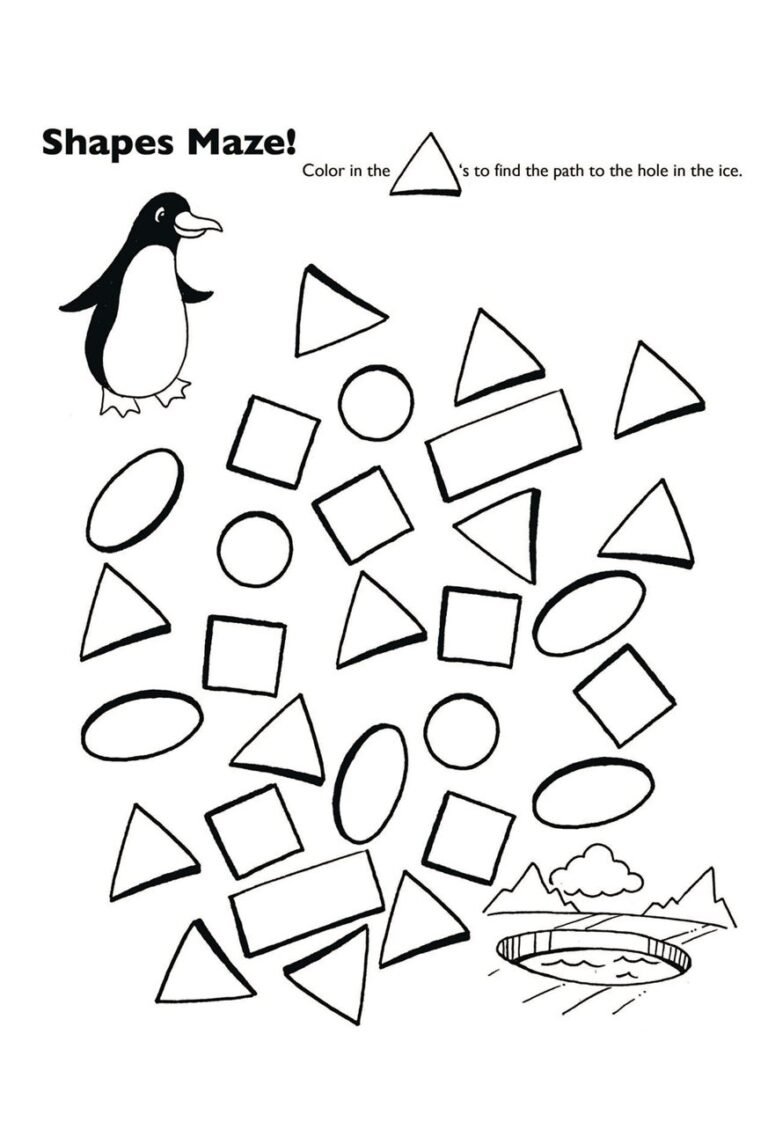Learning Shapes Learning Shapes activity page 7