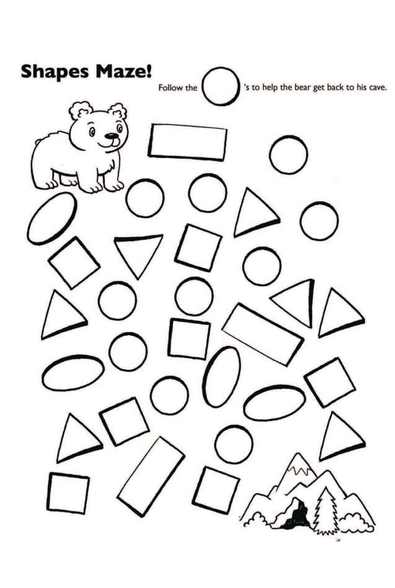 Home Learning Shapes activity page 9