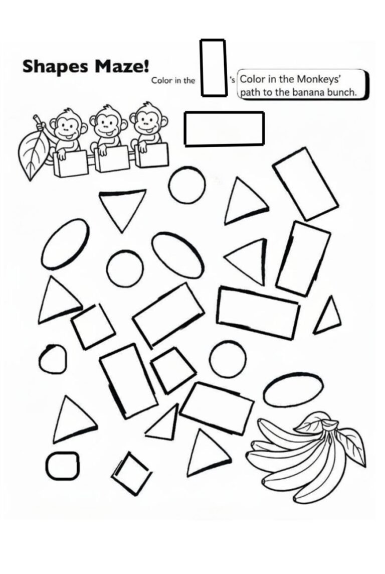Learning Shapes Learning Shapes activity page 11